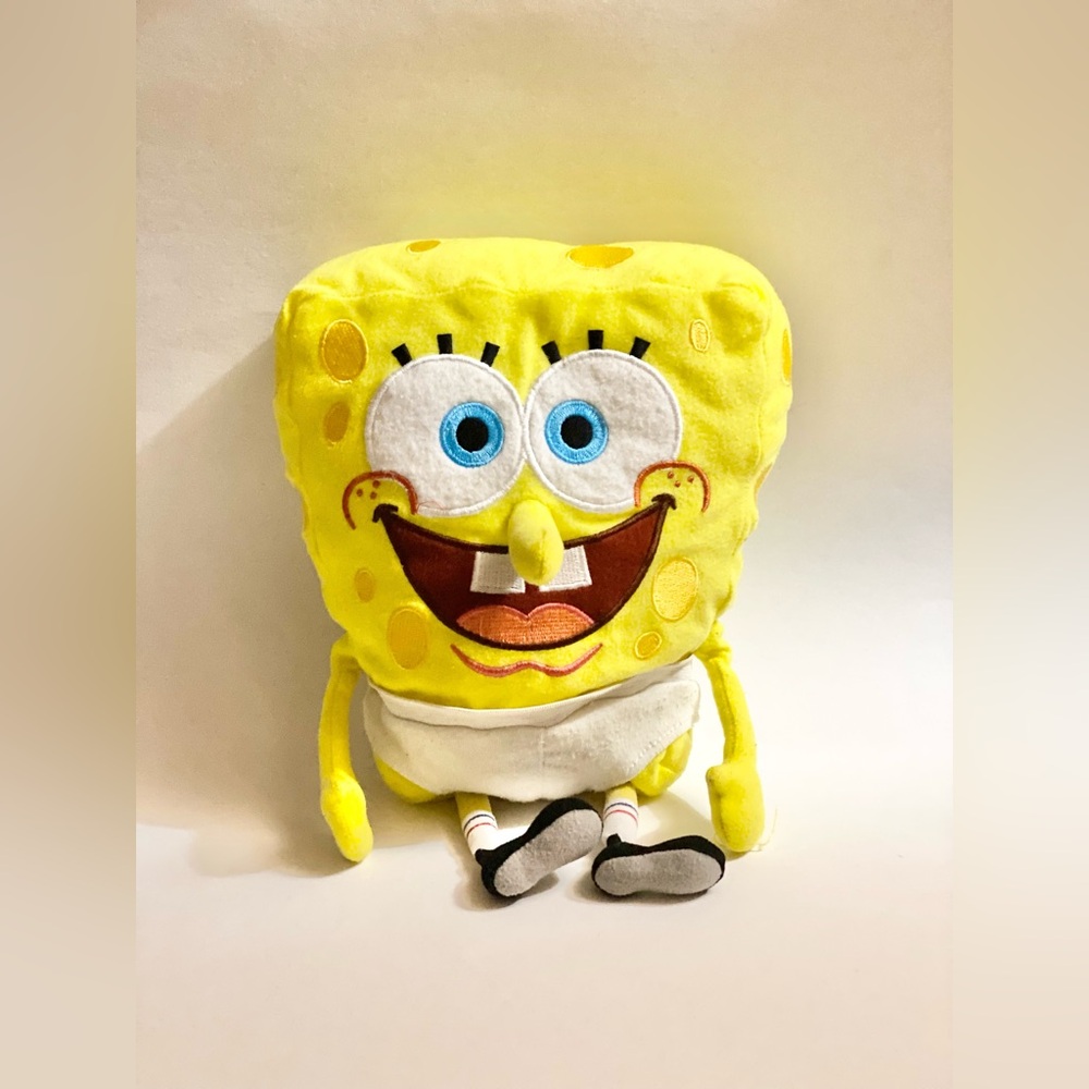 2003 SpongeBob SquarePants No Pants 11” Plush Viacom Nickelodeon Rare HTF